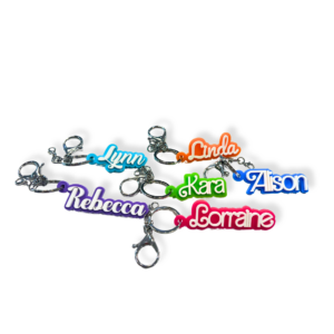 Custom Acrylic Name Keychain - Image 2