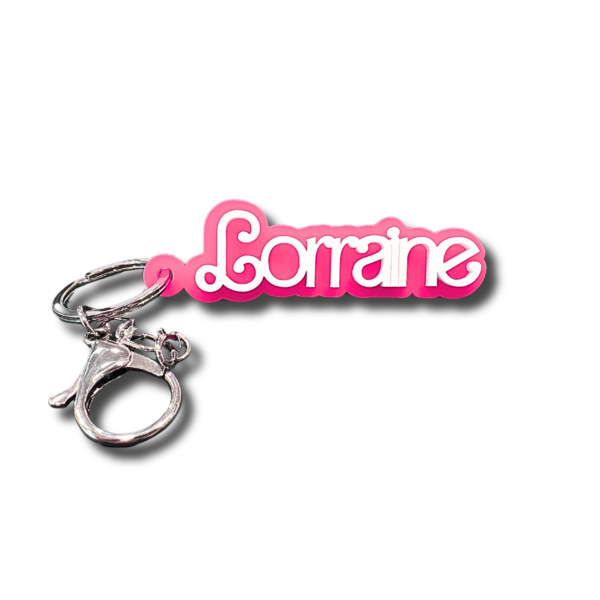 Custom Acrylic Name Keychain - Image 3