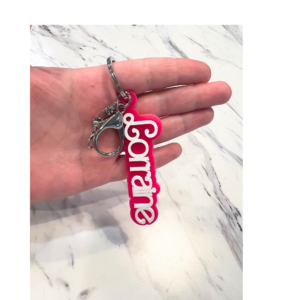 Custom Acrylic Name Keychain - Image 4