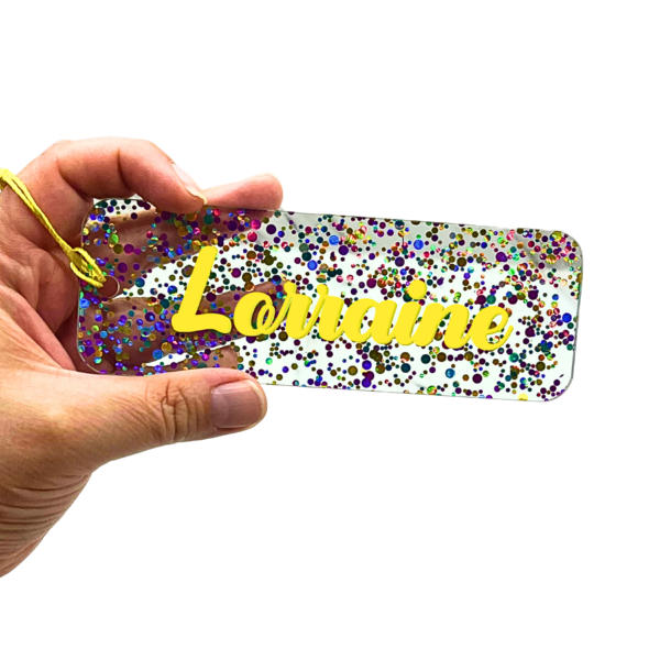 Personalized Acrylic Bookmark with Name | Custom | Dots - Image 5