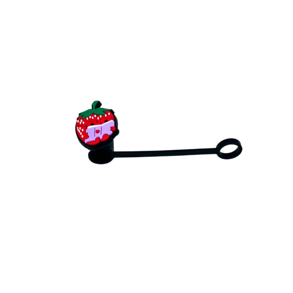 Strawberry with Book Straw Topper | 10mm - Image 7