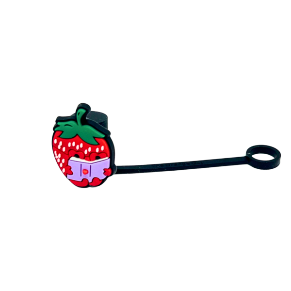 Strawberry with Book Straw Topper | 10mm - Image 6