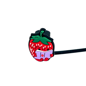 Strawberry with Book Straw Topper | 10mm - Image 5